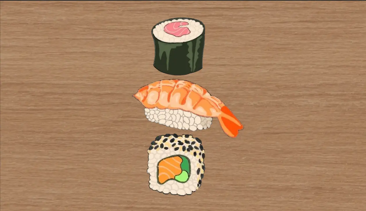 sushi plate